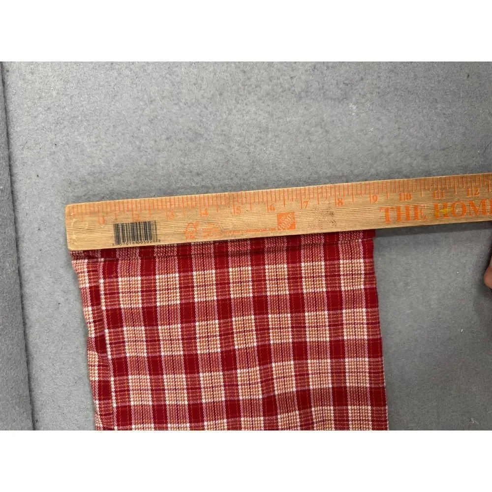 John Galt Brandy Melville Plaid Valentina Pants Women OS Red Orange High‎ Waist